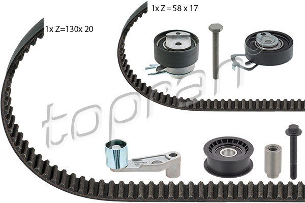 Distributieriem kit Topran 111 196