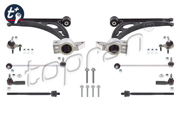 Voorwiel/achterwiel ophanging Topran 629 709