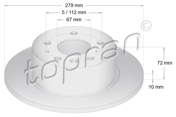 Remschijven Topran 400 859