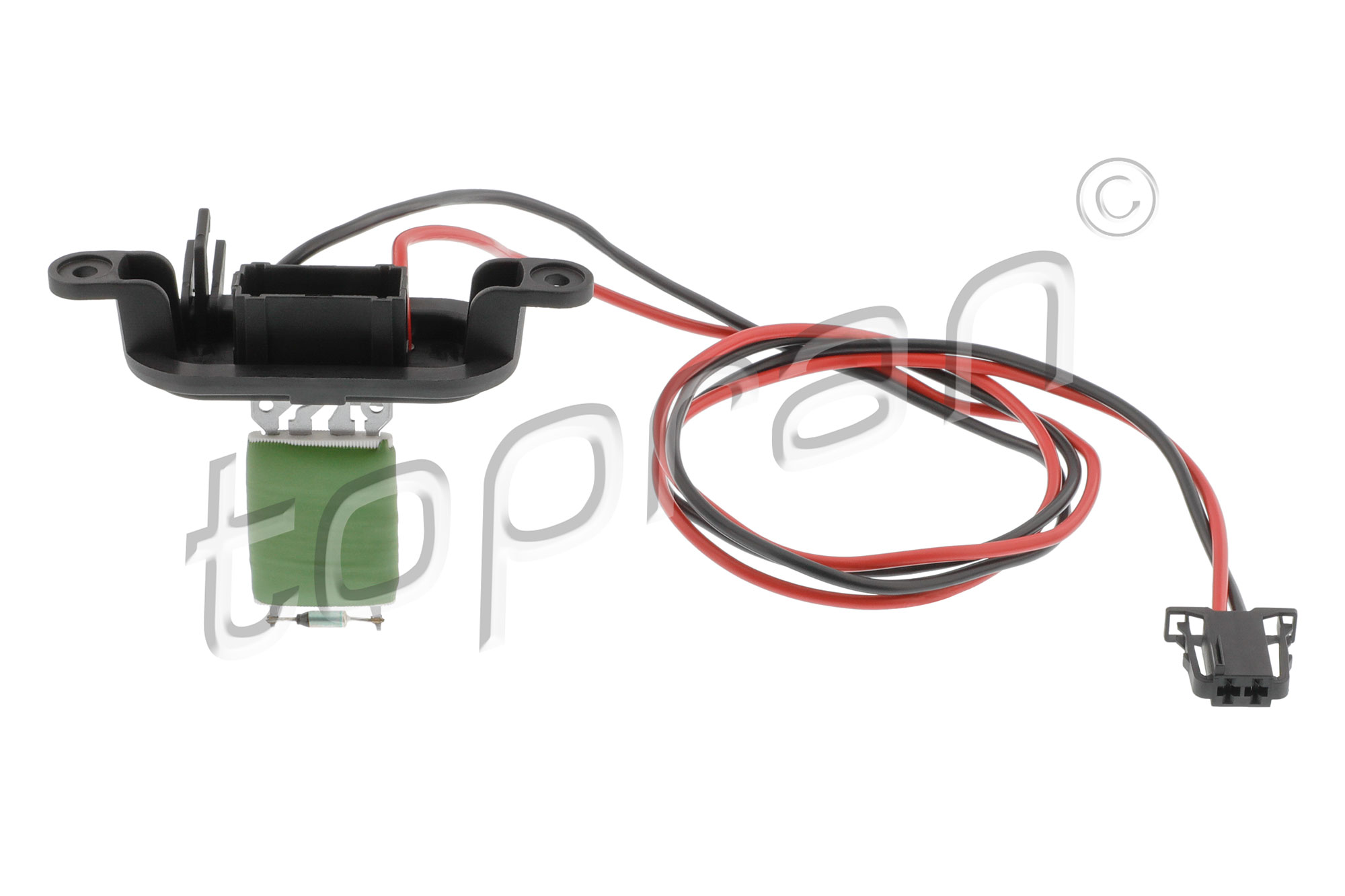 Weerstand, interieurventilator Topran 702 818