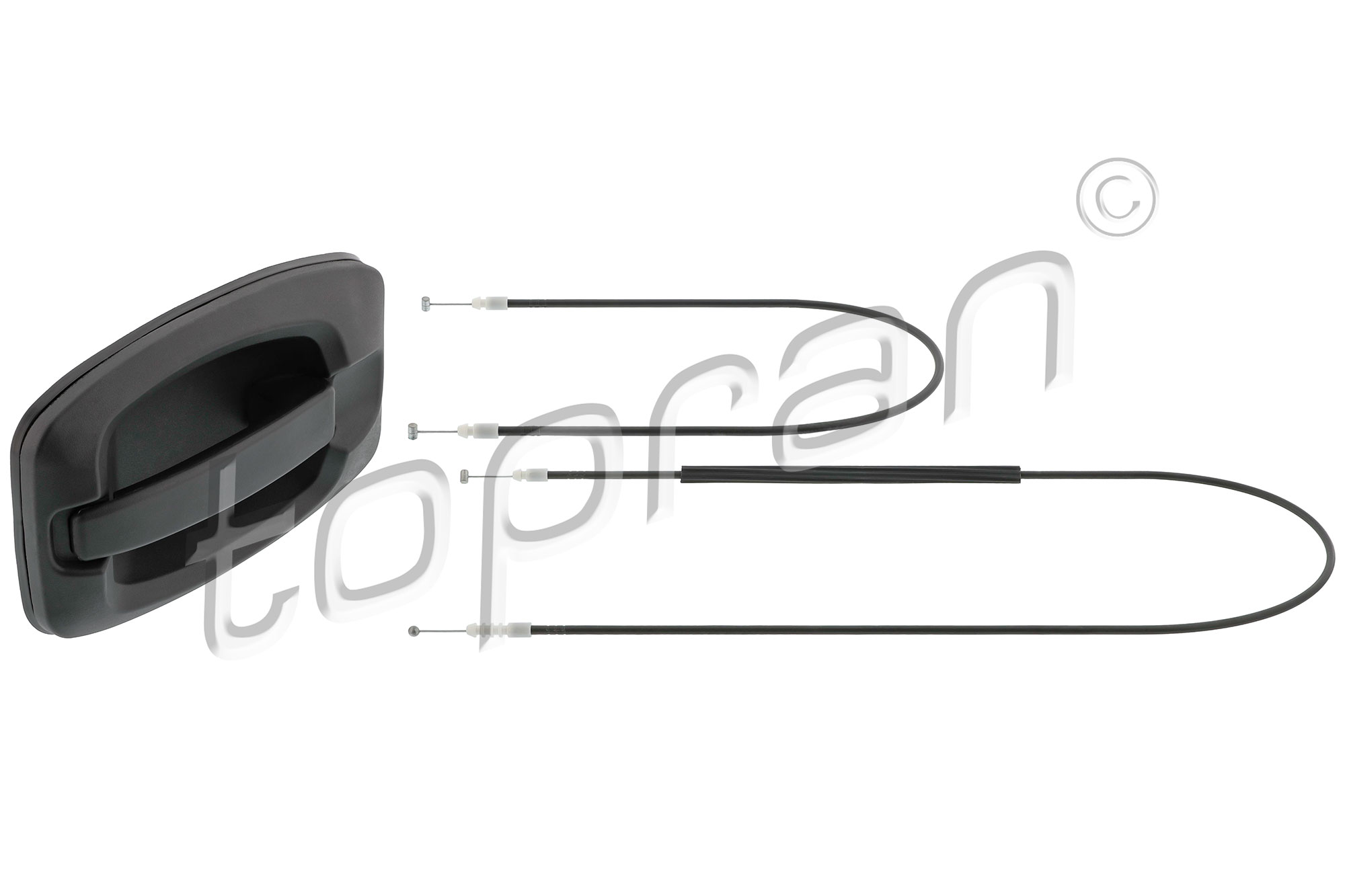 Portiergreep buitenkant Topran 724 165