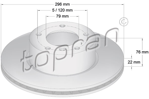 Remschijven Topran 500 570