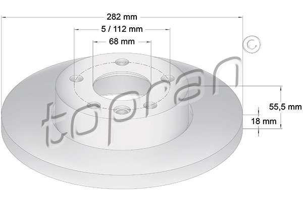 Remschijven Topran 108 507