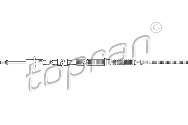 Koppelingskabel Topran 201 348