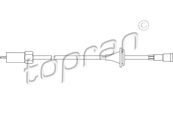 Kilometertellerkabel Topran 202 220