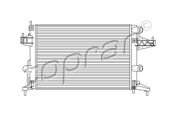 Radiateur Topran 206 970