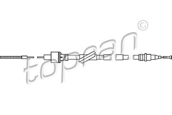 Koppelingskabel Topran 302 768