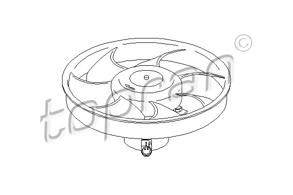 Ventilatorwiel-motorkoeling Topran 302 601