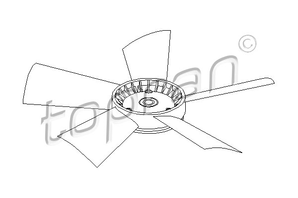 Ventilatorwiel-motorkoeling Topran 401 191