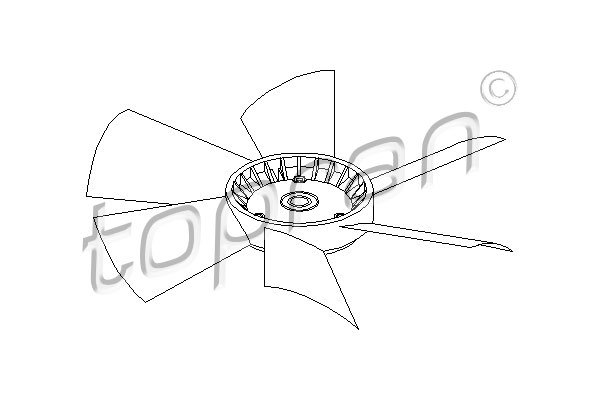 Ventilatorwiel-motorkoeling Topran 401 468