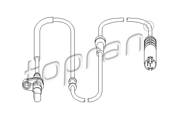 ABS sensor Topran 501 537