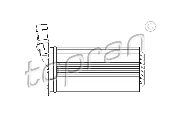 Kachelradiateur Topran 721 417