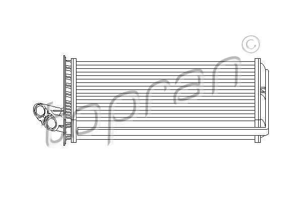 Kachelradiateur Topran 721 422