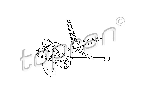 Raammechanisme Topran 501 823