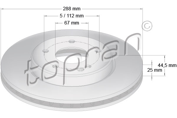 Remschijven Topran 401 384