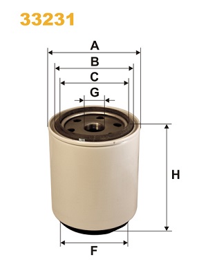 Brandstoffilter Wix Filters 33231