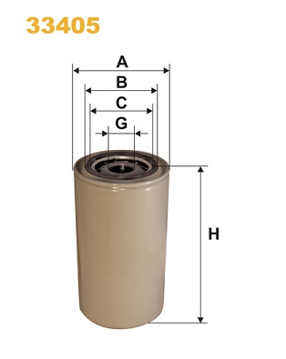 Brandstoffilter Wix Filters 33405