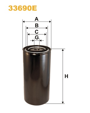 Brandstoffilter Wix Filters 33690E