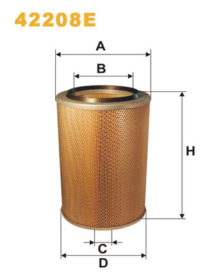 Luchtfilter Wix Filters 42208E