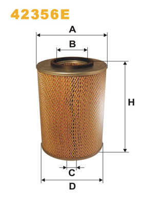 Luchtfilter Wix Filters 42356E