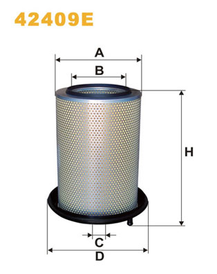 Luchtfilter Wix Filters 42409E