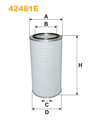 Luchtfilter Wix Filters 42481E