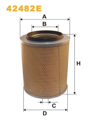 Luchtfilter Wix Filters 42482E