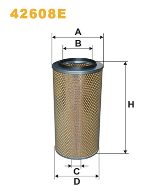 Luchtfilter Wix Filters 42608E