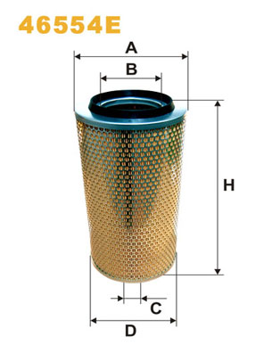 Luchtfilter Wix Filters 46554E