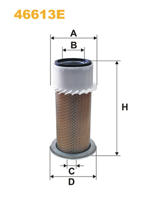 Luchtfilter Wix Filters 46613E