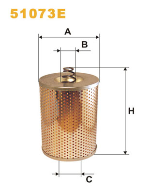 Hydrauliekfilter Wix Filters 51073E