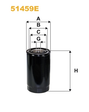 Hydrauliekfilter Wix Filters 51459E