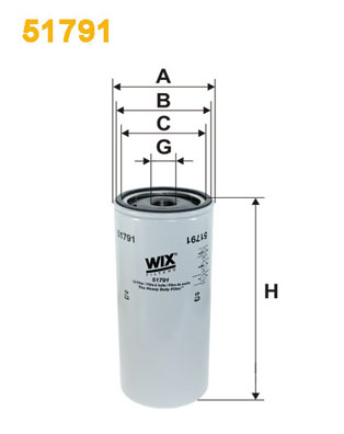 Oliefilter Wix Filters 51791