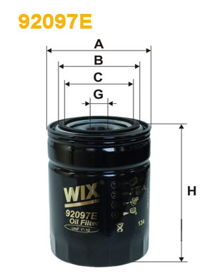 Hydrauliekfilter Wix Filters 92097E