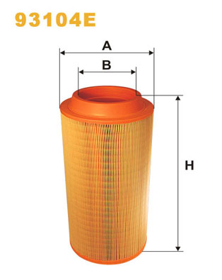 Luchtfilter Wix Filters 93104E