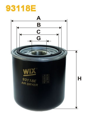 Luchtdroger (remsysteem) Wix Filters 93118E