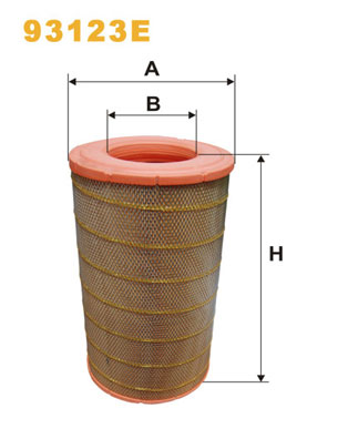 Luchtfilter Wix Filters 93123E