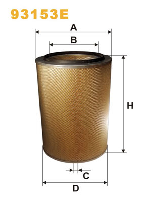 Luchtfilter Wix Filters 93153E