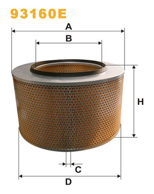 Luchtfilter Wix Filters 93160E