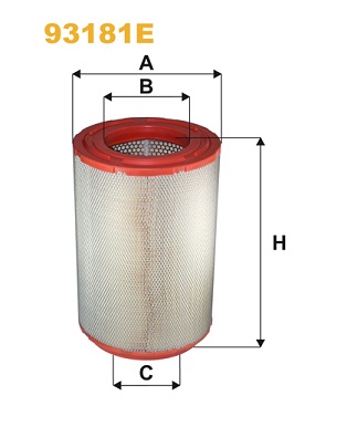 Luchtfilter Wix Filters 93181E