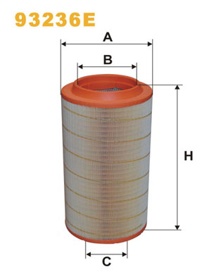 Luchtfilter Wix Filters 93236E