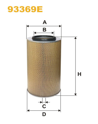 Luchtfilter Wix Filters 93369E