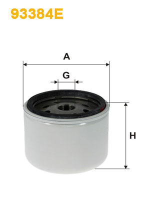 Luchtfilter, compressor Wix Filters 93384E