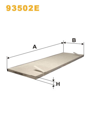 Interieurfilter Wix Filters 93502E