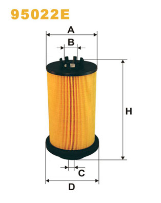 Brandstoffilter Wix Filters 95022E