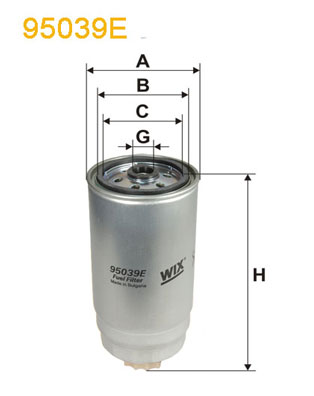 Brandstoffilter Wix Filters 95039E