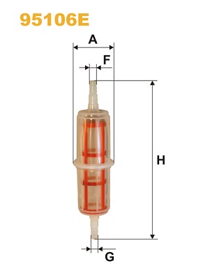 Brandstoffilter Wix Filters 95106E