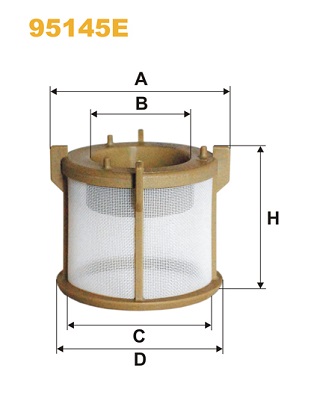 Brandstoffilter Wix Filters 95145E