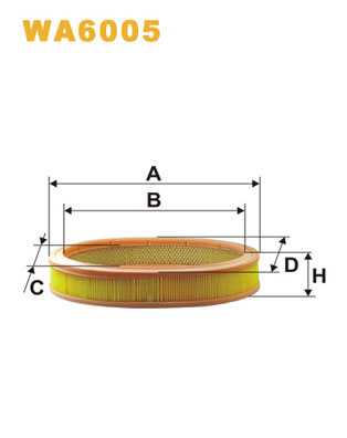 Luchtfilter Wix Filters WA6005