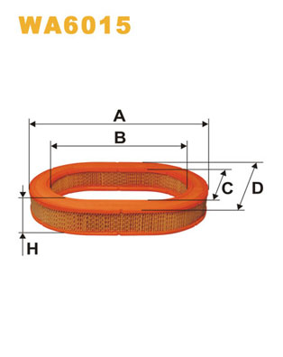 Luchtfilter Wix Filters WA6015